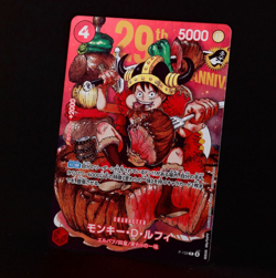 Pre-Order ONE PIECE Monkey D. Luffy P-159 Promo Card ONLY – Weekly Shonen Jump - Image 1