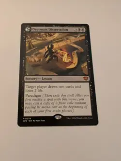 Decorum Dissertation Secrets of Strixhaven Regular - Image 1