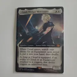 MTG Final Fantasy English Cloud, Midgar Mercenary Extended Art 0427 Non-Foil - Image 1