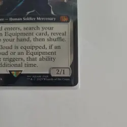 MTG Final Fantasy English Cloud, Midgar Mercenary Extended Art 0427 Non-Foil - Image 4