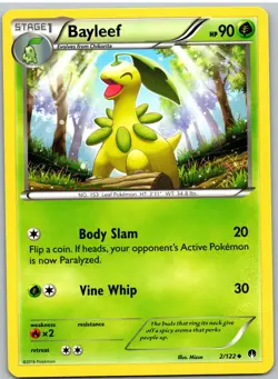 Bayleef 2/122 Uncommon BREAKpoint Pokemon - Image 1