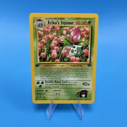 Erika's Ivysaur 41/132 Gym Challenge 1st Edition Uncommon Pokemon Card NM - Image 1