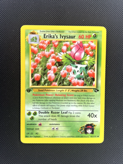 Erika's Ivysaur 41/132 Gym Challenge 1st Edition Uncommon Pokemon Card NM - Image 1