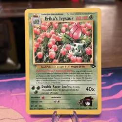 Erika's Ivysaur 41/132 Gym Challenge Unlimited NM Mint Vintage Pokemon TCG - Image 1