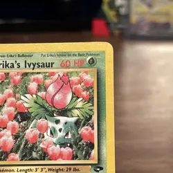 Erika's Ivysaur 41/132 Gym Challenge Unlimited NM Mint Vintage Pokemon TCG - Image 4
