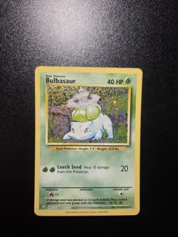 Bulbasaur Holo Trading Card Game Classic Collection 001/034 NM Pokemon TCG - Image 1