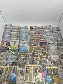 Huge SLEEVED Lot 400+ ALL ENG Holo Reverse Shiny EX NM+ Pokemon Cards 2017-2025 - Image 1