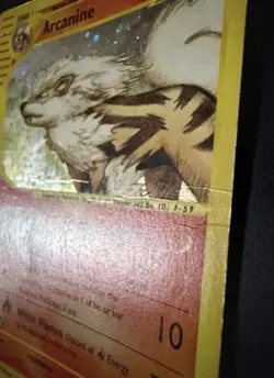 Pokemon Card-Arcanine-Skyridge-Holo-H2/H32-Rare-ENG-Very Played - Image 3