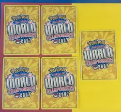 5 Card Lot - 2007 Pokemon World Championship-NM - Image 2