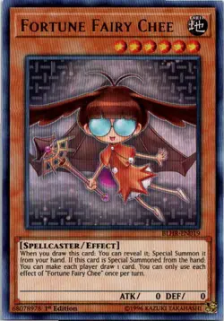 Fortune Fairy Chee BLHR-EN019 Yu-Gi-Oh! Card 1st Edition LP - Image 1