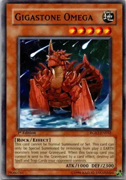 Gigastone Omega RGBT-EN032 Yu-Gi-Oh! Card Light Play 1st Edition - Image 1
