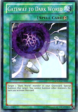 Gateway To Dark World SDGU-EN025 Yu-Gi-Oh! Card Light Play Unlimited - Image 1