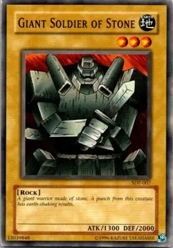 Giant Soldier Of Stone SDP-007 Yu-Gi-Oh! Card Heavy Play Unlimited - Image 1