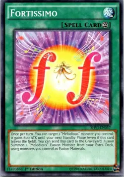 Fortissimo SHVI-EN057 Yu-Gi-Oh! Card Light Play 1st Edition - Image 1