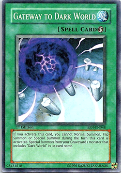 Gateway To Dark World EEN-EN048 Yu-Gi-Oh! Card Light Play 1st Edition - Image 1