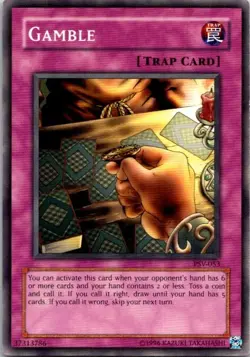 Gamble PSV-053 Yu-Gi-Oh! Card Light Play Unlimited - Image 1