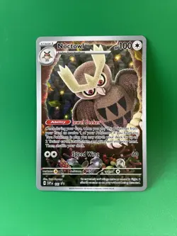 Noctowl SVP 141 Black Star Promo Holo Pokemon TCG Stellar Crown NM/Mint - Image 1