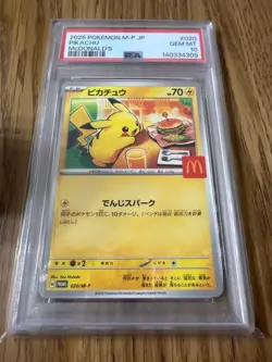 Pokemon Card Pikachu McDonald's Promo PSA GEM MT 10 Trading Card - Image 1