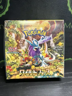 Japanese Pokemon Booster Box Scarlet & Violet Wild Force Sv5k Sealed B - Image 1