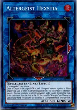 Altergeist Hexstia MP18-EN200 Yu-Gi-Oh! Card NM 1st Edition - Image 1