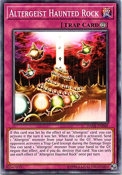 Altergeist Haunted Rock DANE-EN068 Yu-Gi-Oh! Card Light Play Unlimited - Image 1
