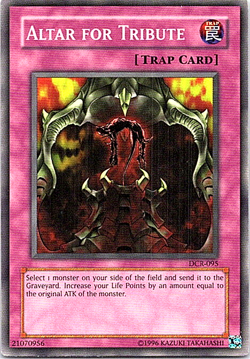 Altar For Tribute DCR-095 Yu-Gi-Oh! Card Heavy Play Unlimited - Image 1