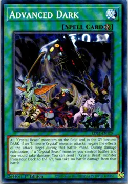 Advance Dark LDS1-EN109 Yu-Gi-Oh! Card 1st Edition Mint - Image 1