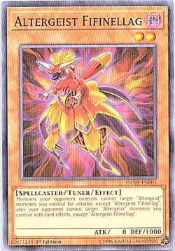 Altergeist Fifinellag DANE-EN005 Yu-Gi-Oh! Card Light Play 1st Edition - Image 1