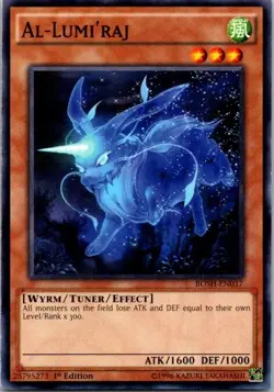 Al-Lumi'Raj BOSH-EN037 Yu-Gi-Oh! Card Light Play 1st Edition - Image 1