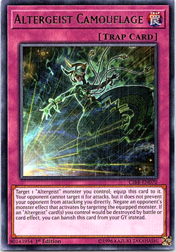 Altergeist Camouflage CIBR-EN070 Yu-Gi-Oh! Card Light Play 1st Edition - Image 1