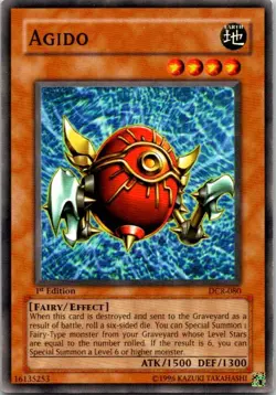 Agido DCR-080 Yu-Gi-Oh! Card Light Play 1st Edition - Image 1