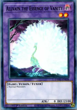 Allvain The Essence Of Vanity DAMA-EN038 Yu-Gi-Oh! Card Light Play 1st Edition - Image 1