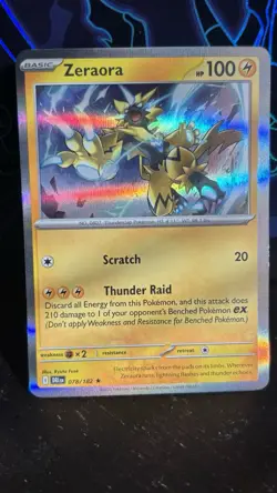 Pokemon TCG Zeraora Card Lot (2) - 078/182 Destined Rivals Holo - Image 5