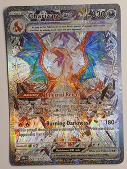 Pokemon TCG SV03 Obsidian Flames Charizard ex 223/197 SIR Full Art Holo - Image 1