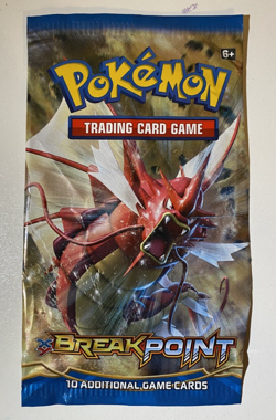 EMPTY Pokemon XY Breakpoint SHINY RED M MEGA GYARADOS EX Booster Pack - Image 1