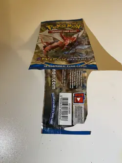 EMPTY Pokemon XY Breakpoint SHINY RED M MEGA GYARADOS EX Booster Pack - Image 3