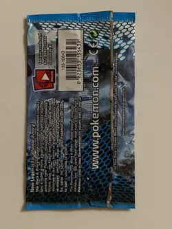 EMPTY Pokemon Black White Noble Victories KYUREM Booster Pack - Image 2