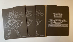 4 Pokemon XY Furious Fists Lucario ETB Elite Trainer Box Card Dividers Sorting - Image 1