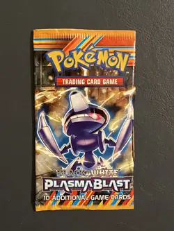 EMPTY Pokemon Black White Plasma Blast GENESECT Booster Pack - Image 1