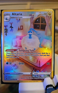 Pokemon TCG Altaria GG19/GG70 Crown Zenith Galarian Gallery Full Art Holo - Image 1