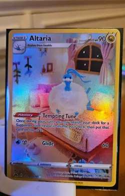 Pokemon TCG Altaria GG19/GG70 Crown Zenith Galarian Gallery Full Art Holo - Image 2