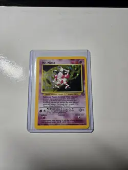 Pokemon TCG Mr. Mime Jungle 6/64 Holo Unlimited Holo Rare MP - Image 1
