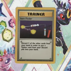 Item Finder 74/102 Base Set 1999 Rare Regular English Pokemon TCG - Image 1