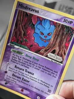 2006 MISDREAVUS Pokemon HOLO Stamped LEGEND MAKER 40/92 -NICE! - Image 2