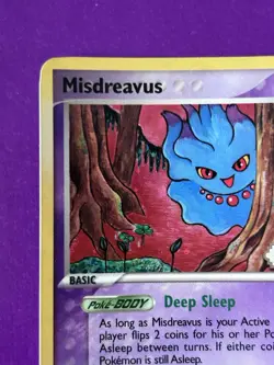 2006 MISDREAVUS Pokemon HOLO Stamped LEGEND MAKER 40/92 -NICE! - Image 3