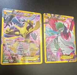 Pokemon TCG Fates Collide Alakazam-EX 125/124 + Gardevoir-EX 116/114 Holo Lot - Image 1