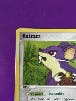 2004 Pokemon RATTATA HOLO - TEAM ROCKET RETURNS STAMPED 71/109 Excellent - Image 3