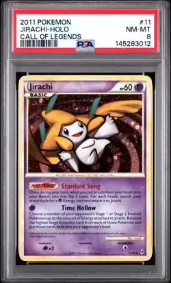 Pokemon Jirachi Holo - Call of Legends - 11/95 - PSA 8 - Image 1