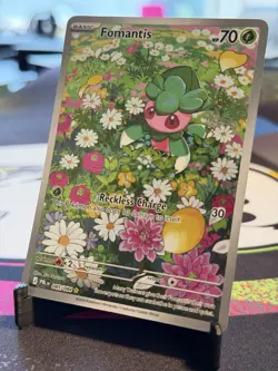 Fomantis 085/084 Illustration Rare Pokemon TCG Pitch Black ME05 English NM IR - Image 1
