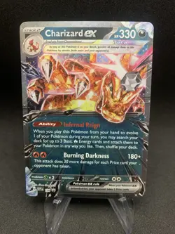 Pokemon TCG Charizard ex 196 Scarlet & Violet Black Star Promo - Image 1